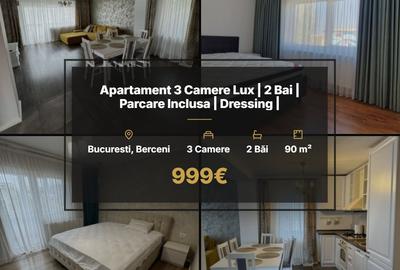 Apartament cu 3 camere decomandat, mobilat în Berceni