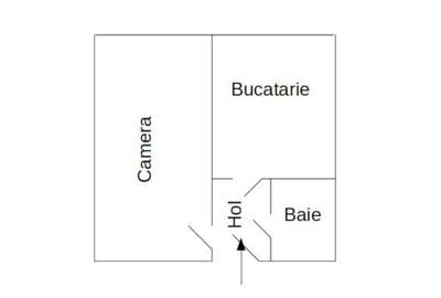Garsonieră decomandată în Titan