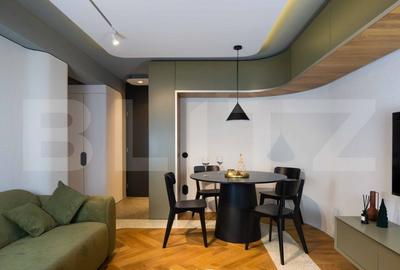 Apartament cu 2 camere semidecomandat, mobilat în Ultracentral