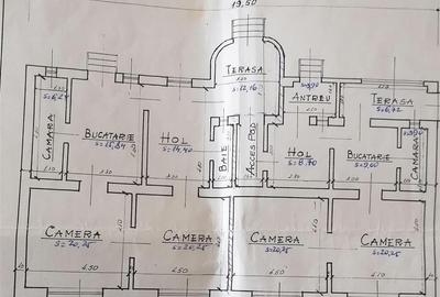 Casă individuală cu 2 camere cu Teren 150 Mp în Central - 1