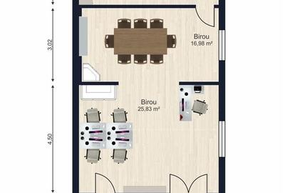 Apartament cu 3 camere, mobilat în Central - 7
