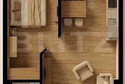 Apartament cu 2 camere în Burdujeni