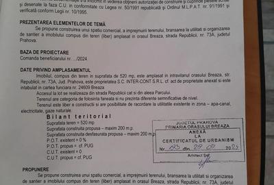 Teren de 520 mp, în Ultracentral - 3