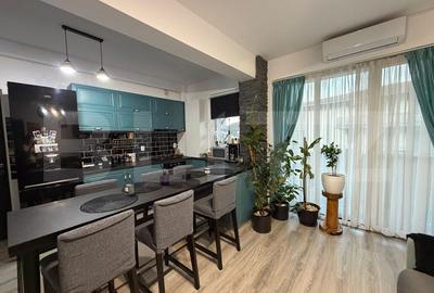 Apartament cu 3 camere semidecomandat, mobilat în Florești - 2