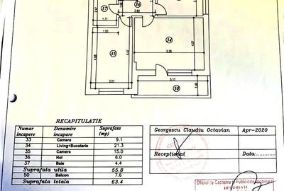 Apartament cu 3 camere în Ghencea