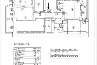 Apartament cu 4 camere decomandat, mobilat în Domenii - 8