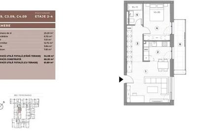 Apartament cu 2 camere decomandat în Iancului
