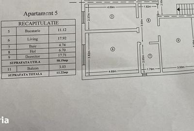 Apartament cu 2 camere decomandat în Ciurea
