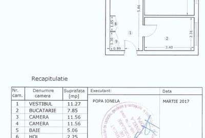 Apartament cu 3 camere decomandat în Colentina