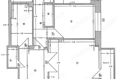Apartament cu 3 camere decomandat în Central