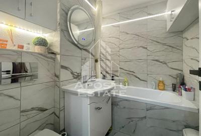 Apartament cu 3 camere semidecomandat, mobilat în UTA - 10