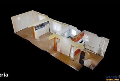 Apartament cu 2 camere nedecomandat în Centrul Istoric