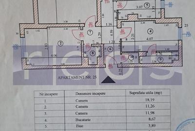 Apartament cu 3 camere decomandat în Timpuri Noi