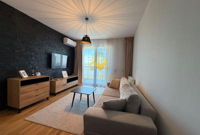 Apartament cu 2 camere semidecomandat, mobilat în Între Lacuri