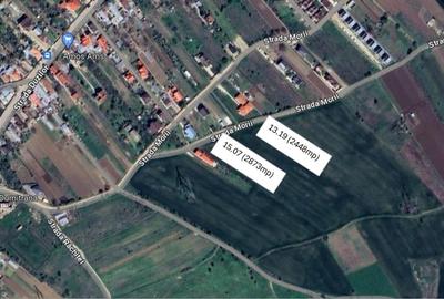 Teren Construcții intravilan de 2448 mp, în Est - 2