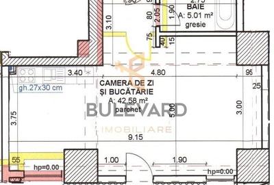 Garsonieră semidecomandată în Mănăștur - 4