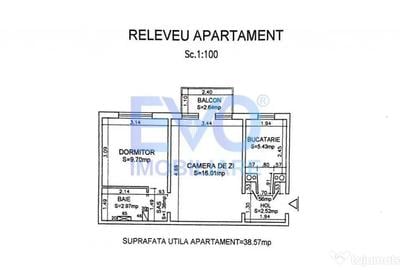 Apartament cu 2 camere semidecomandat în Păcurari - 2