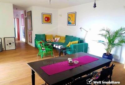 Apartament cu 3 camere semidecomandat, mobilat în Central