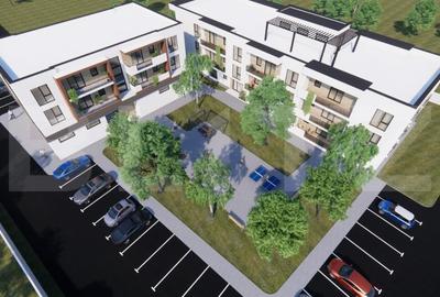 Apartament cu 3 camere semidecomandat în Nord