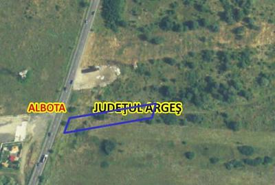 Teren de 4500 mp, în Albota - 2