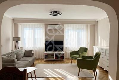 Apartament cu 4 camere semidecomandat, mobilat în Ultracentral