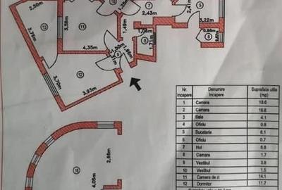 Apartament cu 4 camere decomandat în Cișmigiu