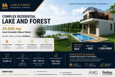 Teren intravilan de 24000 mp, în Moara Vlăsiei