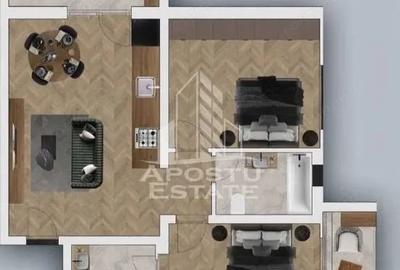 Apartament cu 3 camere decomandat în Chișoda - 1