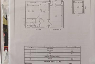 Apartament cu 2 camere decomandat în Central