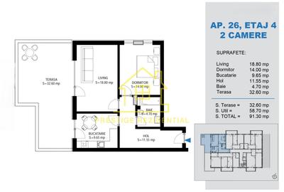 Apartament cu 2 camere decomandat în Theodor Pallady