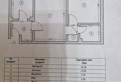 Apartament cu 3 camere semidecomandat în City Park Mall - 8