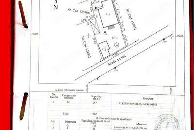 Casă cu 9 camere cu Teren 567 Mp în Central