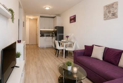 Apartament cu 2 camere semidecomandat, mobilat în Mihai Bravu