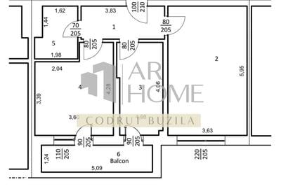 Apartament cu 2 camere în Albert