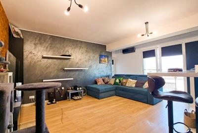 Apartament cu 2 camere semidecomandat, mobilat în Otopeni