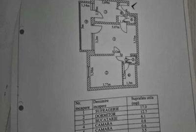 Apartament cu 2 camere semidecomandat în Țiglina 3