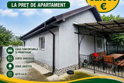 Casă cu 3 camere cu Teren 250 Mp în Est