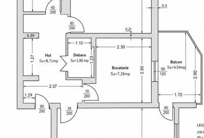 Apartament cu 3 camere decomandat în Central