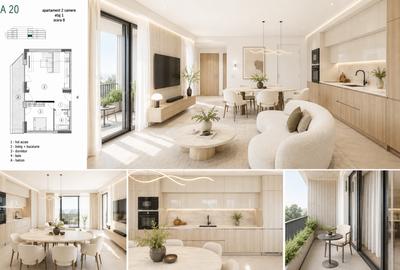 Apartament cu 2 camere decomandat în Muncii