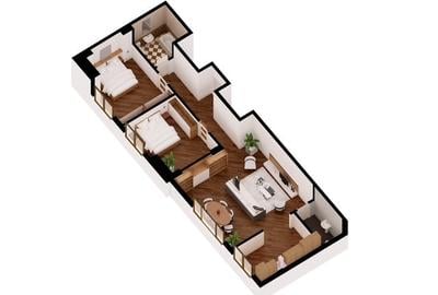 Apartament cu 3 camere decomandat în P-ța Dorobanți - 2