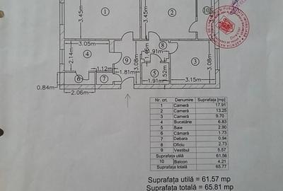 Apartament cu 3 camere decomandat în Drumul Taberei - 1