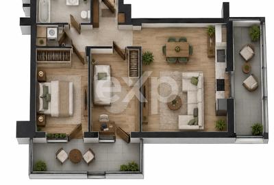 Apartament cu 3 camere în 13 Septembrie