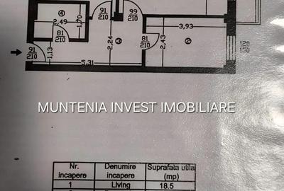 Apartament cu 2 camere decomandat în Central