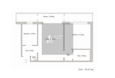 Apartament cu 2 camere decomandat, mobilat în Brâncoveanu