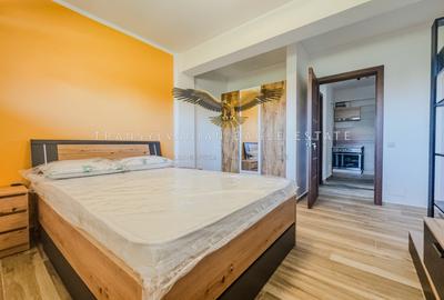 Apartament cu 2 camere semidecomandat, mobilat în Borhanci