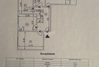 Apartament cu 3 camere decomandat în Canta