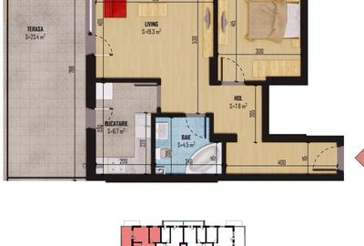 Apartament cu 2 camere decomandat în Haliu - 4