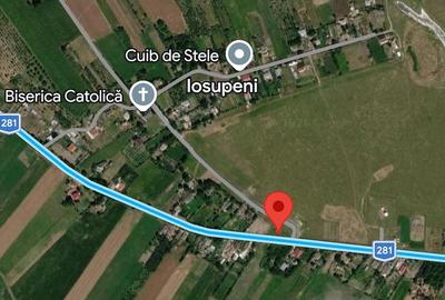 Teren de 1000 mp, în Iosupeni