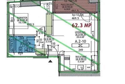 Apartament cu 2 camere semidecomandat în Floreasca - 2