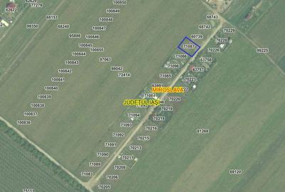 Teren de 524 mp, în Miroslava